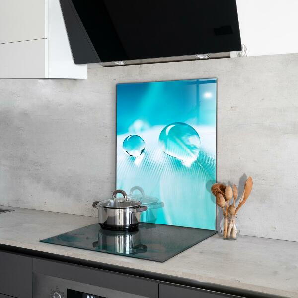 Stänkskydd kök Dagg på ömtålig fjäder