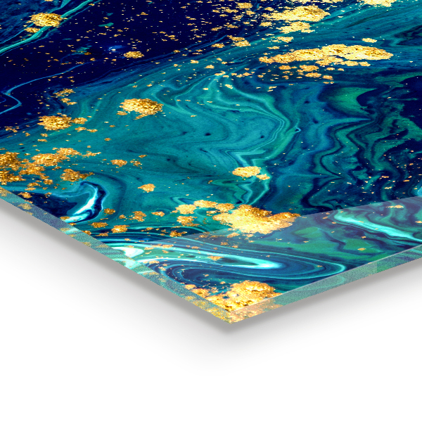 Stänkskydd kök Modern konst abstraktion