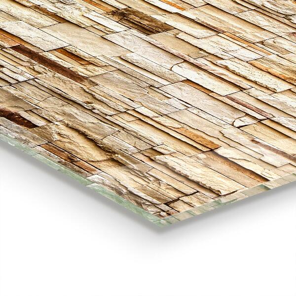 Stänkskydd kök Natursten vägg