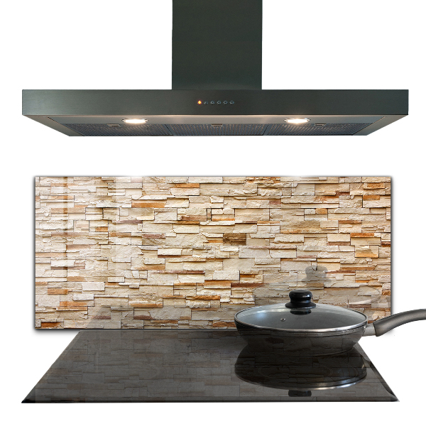 Stänkskydd kök Natursten vägg