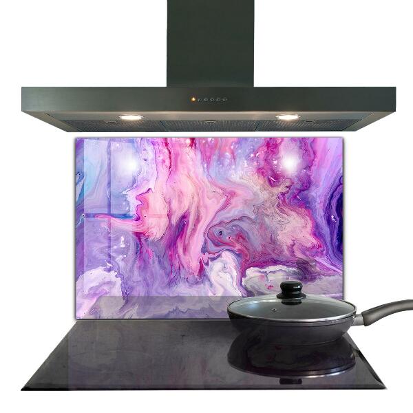 Stänkskydd kök Rosa abstraktion