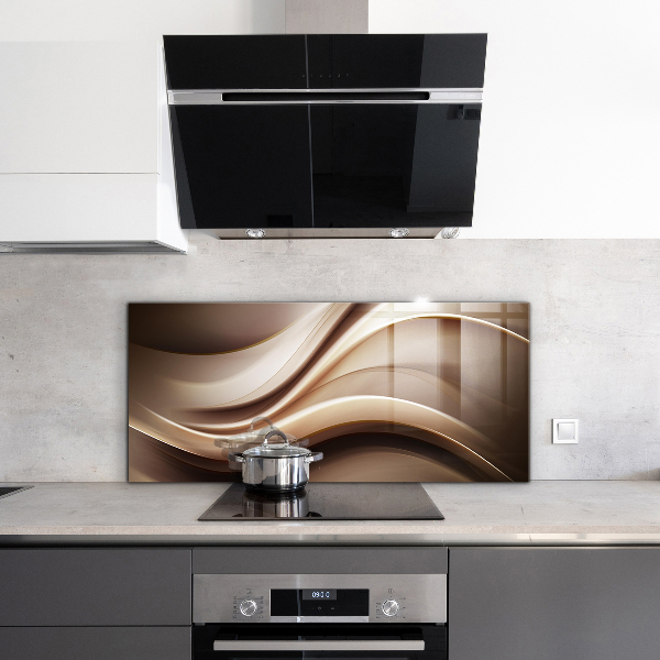 Stänkskydd kök Energivågabstraktion