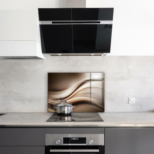 Stänkskydd kök Energivågabstraktion