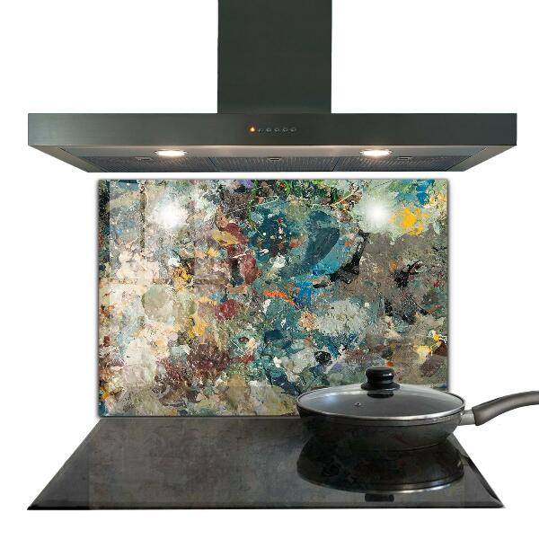 Stänkskydd kök Oljefärgstruktur