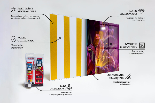 Stänkskydd kök Mörk blomma Mörk växt