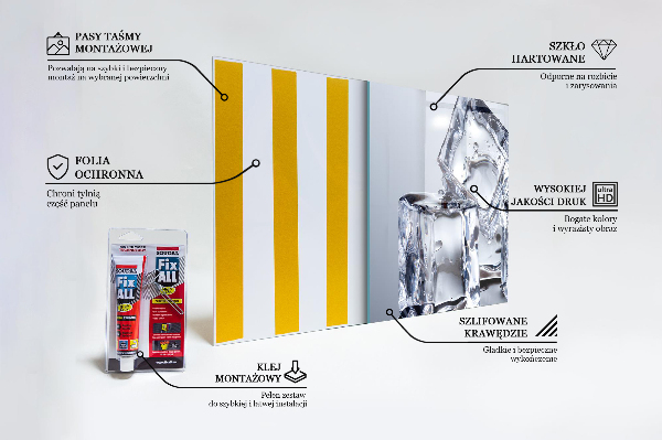 Stänkskydd kök Förfriskningar för iskuber