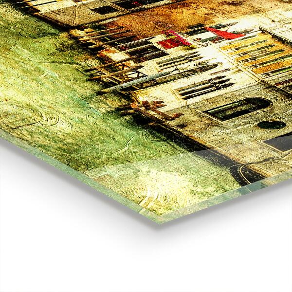 Stänkskydd kök Italien Venedig Vintage Bild