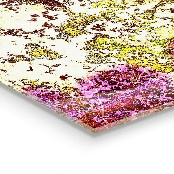 Stänkskydd kök Orange abstraktion