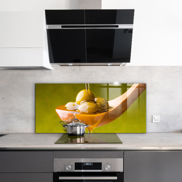 Stänkskydd kök Nypressad olivolja