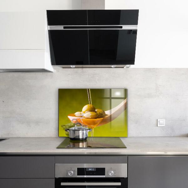 Stänkskydd kök Nypressad olivolja