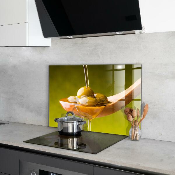 Stänkskydd kök Nypressad olivolja