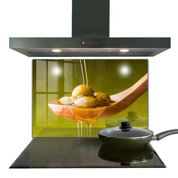 Stänkskydd kök Nypressad olivolja