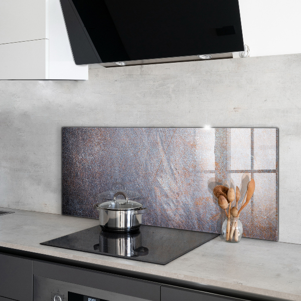 Stänkskydd kök Vintage metall textur