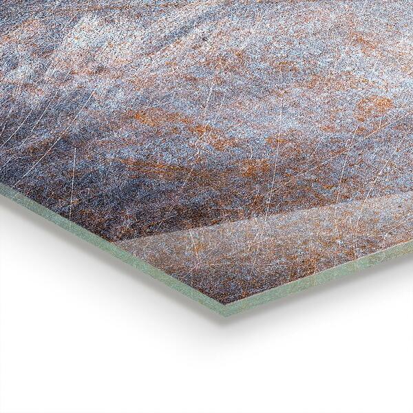 Stänkskydd kök Vintage metall textur