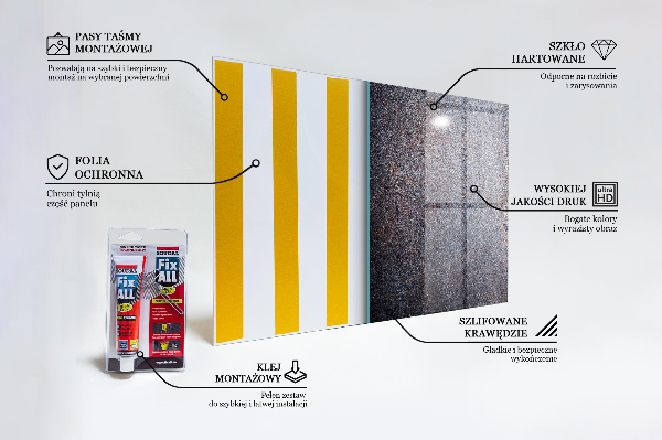 Stänkskydd kök Vintage metall textur