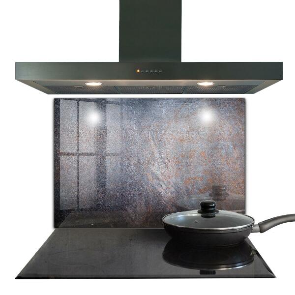 Stänkskydd kök Vintage metall textur