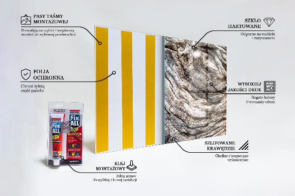 Stänkskydd kök Trädbarkstam