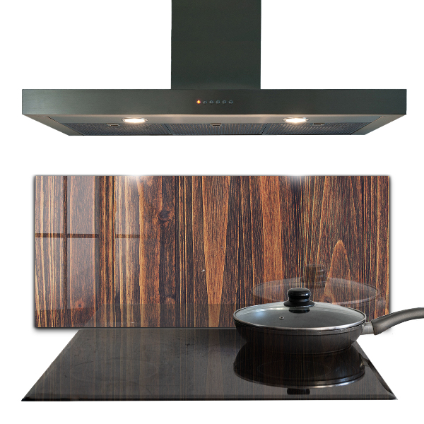 Stänkskydd kök Naturlig trästruktur