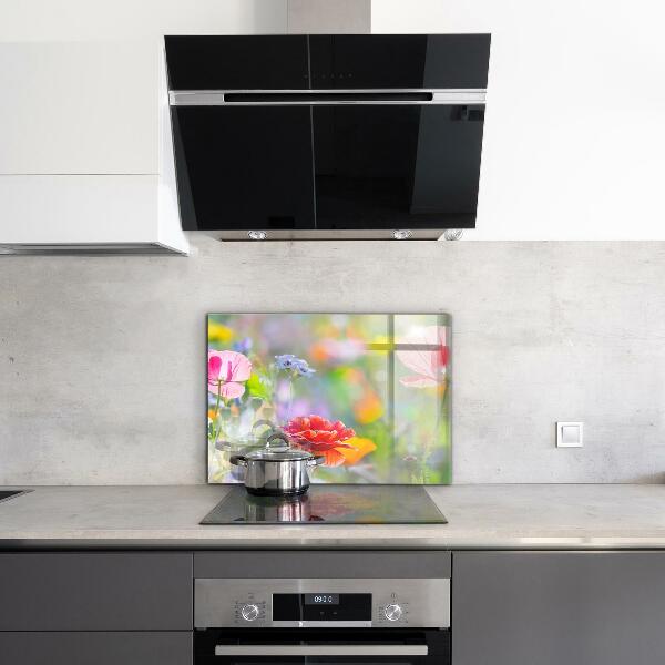 Stänkskydd kök Sommaräng av vallmo