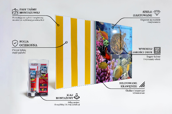 Stänkskydd kök Barriärrevet i Karibien