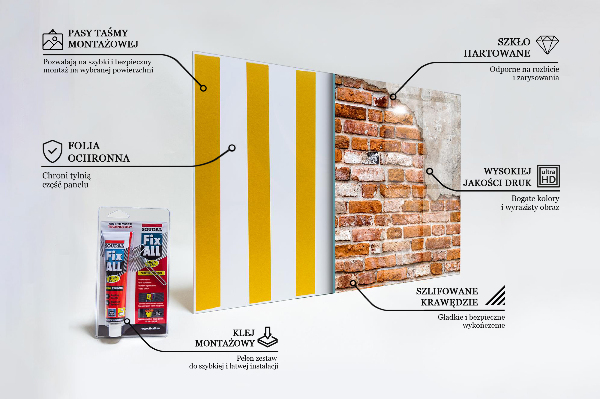 Stänkskydd kök Sten tegelvägg