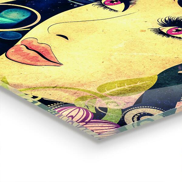 Stänkskydd kök Flicka på en sommardag