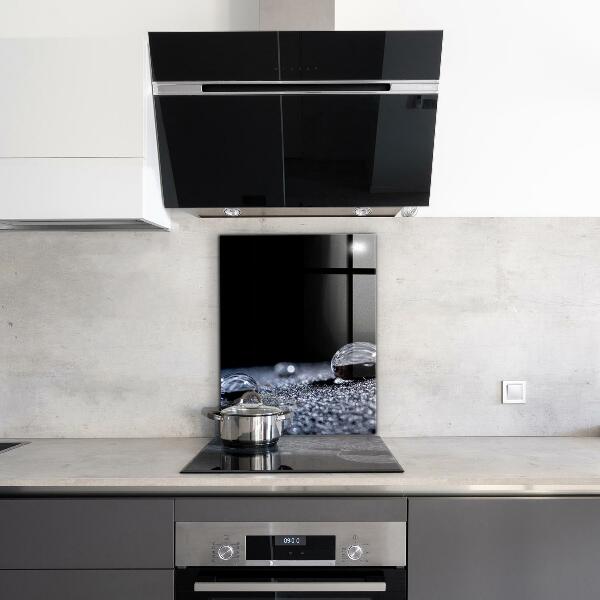 Stänkskydd kök En droppe dagg på morgonen