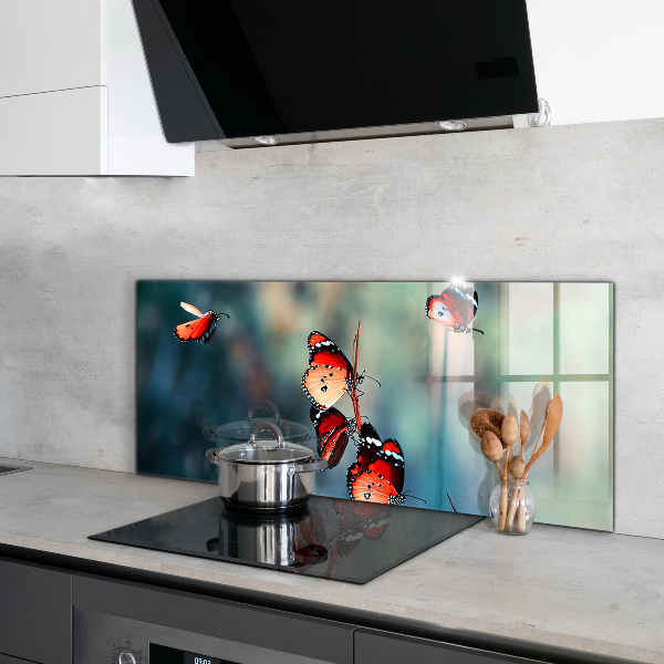 Stänkskydd kök Delikat fjäril i vinden