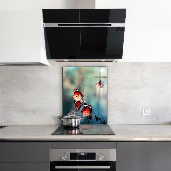 Stänkskydd kök Delikat fjäril i vinden