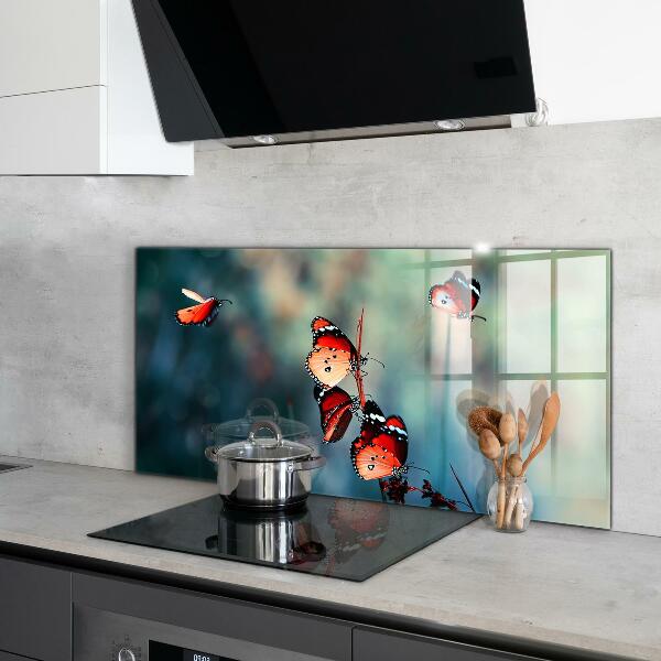 Stänkskydd kök Delikat fjäril i vinden