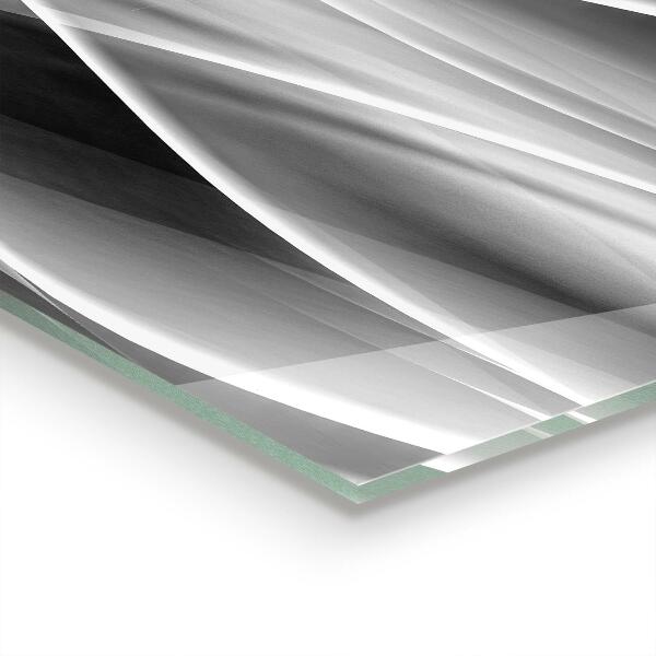 Stänkskydd kök Abstrakt energi för grå våg