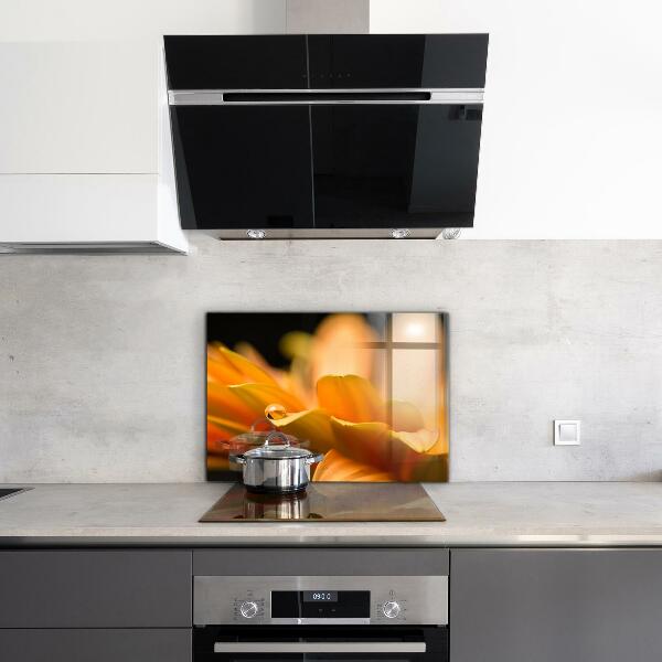 Stänkskydd kök Gerber blomma