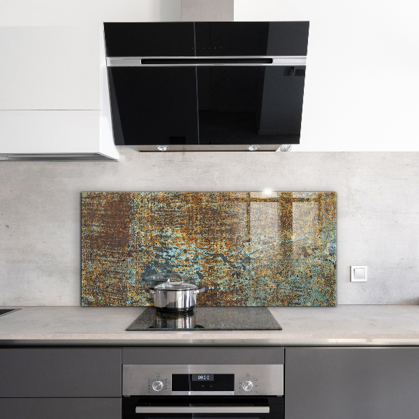 Stänkskydd kök Gammal metallstruktur