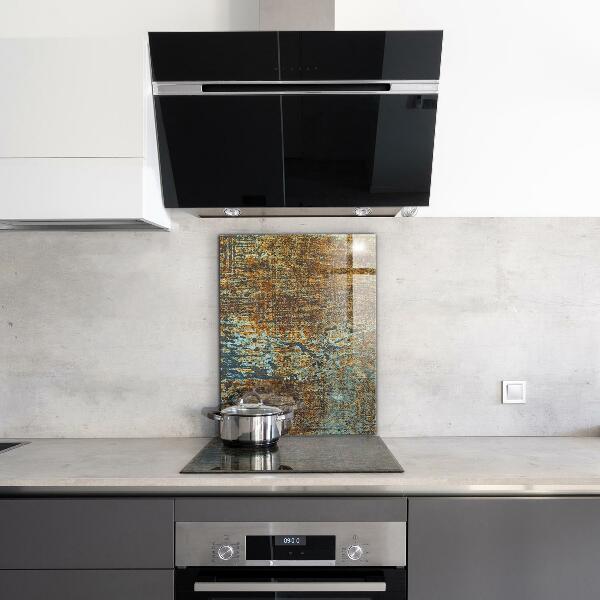 Stänkskydd kök Gammal metallstruktur