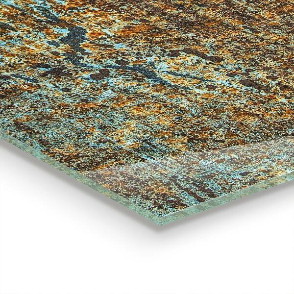 Stänkskydd kök Gammal metallstruktur