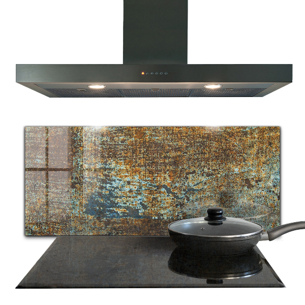 Stänkskydd kök Gammal metallstruktur