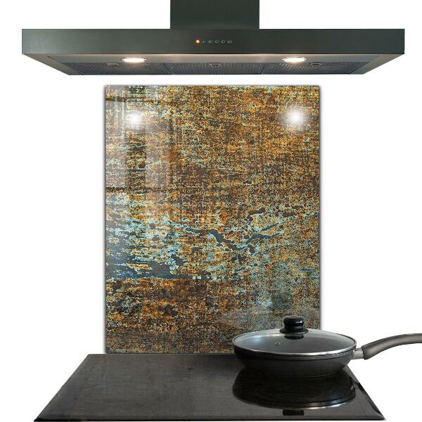 Stänkskydd kök Gammal metallstruktur