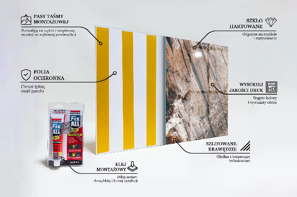 Stänkskydd kök Trädbarkstamstruktur