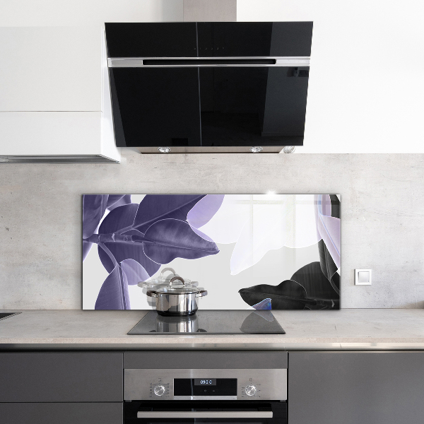 Stänkskydd kök Exotiska löv Illustration