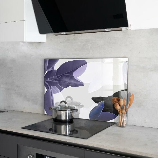 Stänkskydd kök Exotiska löv Illustration