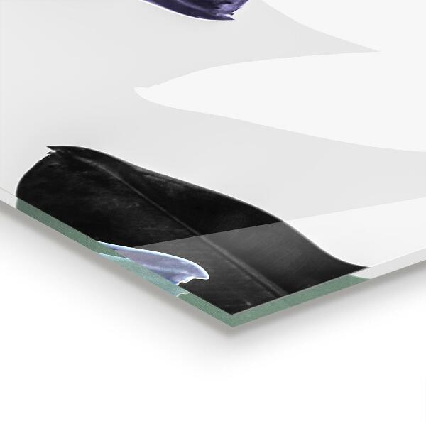 Stänkskydd kök Exotiska löv Illustration