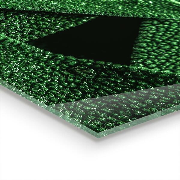 Stänkskydd kök Gröna blad efter regn