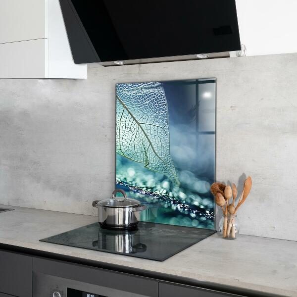 Stänkskydd kök Delikat bladstruktur