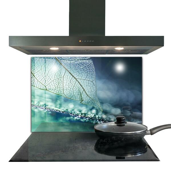 Stänkskydd kök Delikat bladstruktur