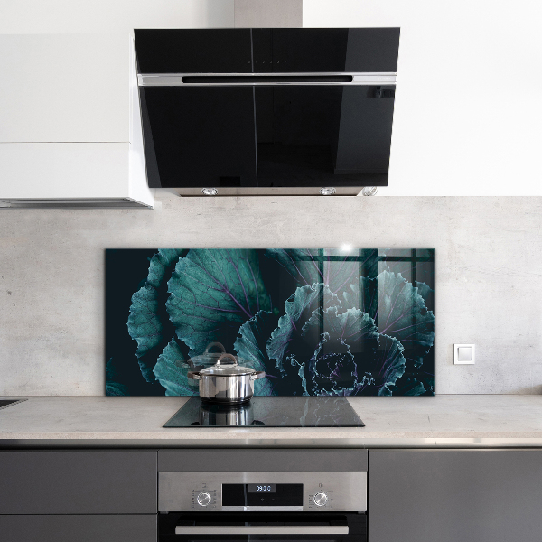 Stänkskydd kök Kålblad Mörkgröna