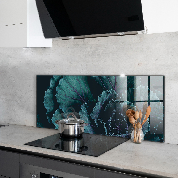 Stänkskydd kök Kålblad Mörkgröna