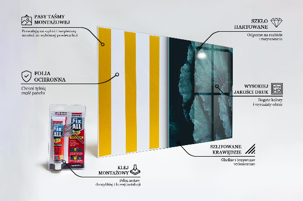 Stänkskydd kök Kålblad Mörkgröna