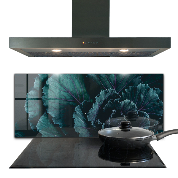 Stänkskydd kök Kålblad Mörkgröna