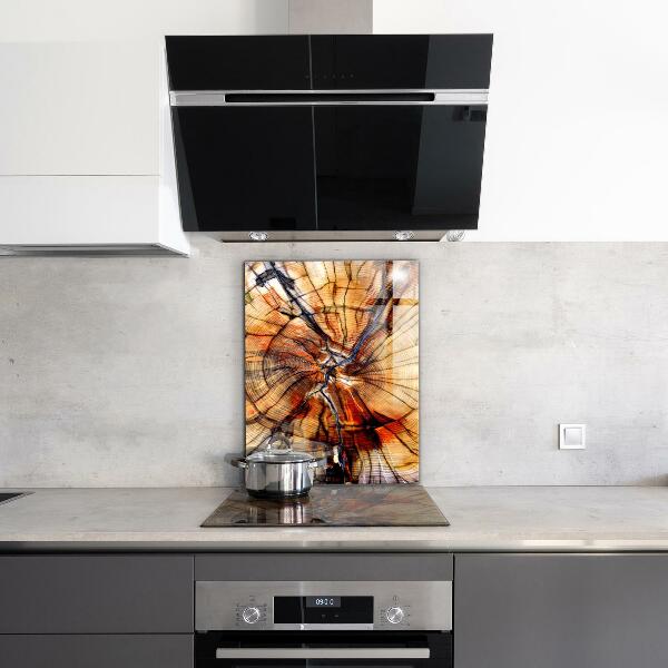 Stänkskydd kök Naturliga träkorn