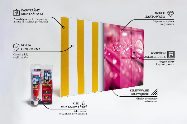 Stänkskydd kök Rosa växtblomma